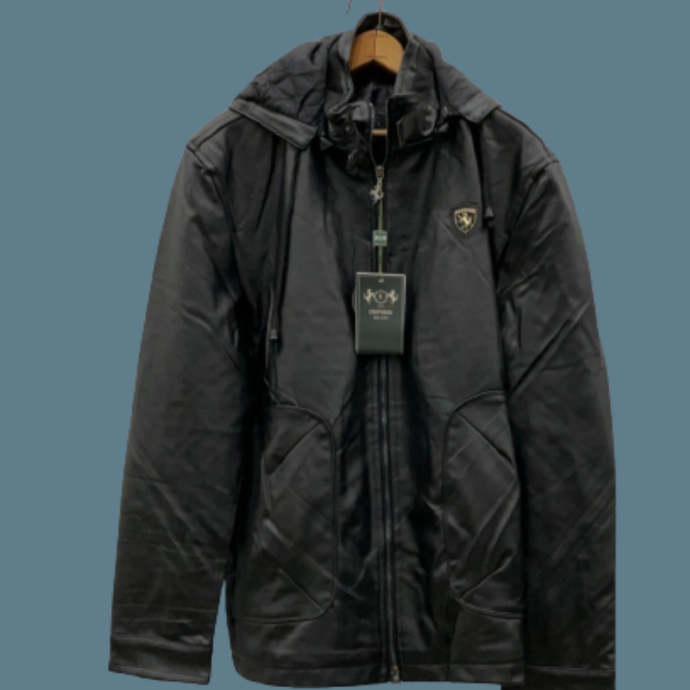*NWOT Emporio Milano Faux Leather Jacket